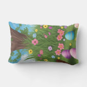 Hippity Hop Bunny-Sierkussen Kussen (Achterkant)