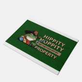 Hippity Hoppity Deurmat – Grappige Welkomstmat (Schuin)