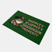 Hippity Hoppity Deurmat – Grappige Welkomstmat (Schuin)
