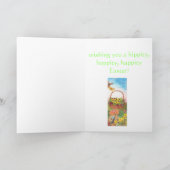 Hippity Hoppity paashuis Feestdagen Kaart (Binnen)