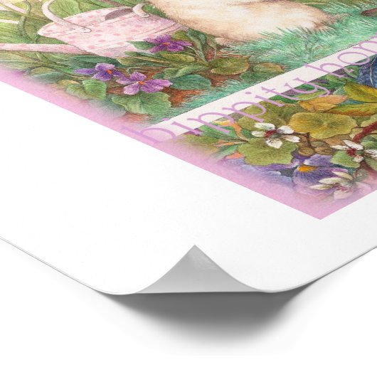 Hippity Hoppity paashuis Poster (Hoek)