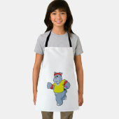 Hippo aan het lopen schort (Insitu)