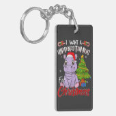 HIPPO Acrylsleutelhanger Sleutelhanger (Voorkant Links)
