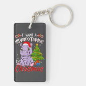 HIPPO Acrylsleutelhanger Sleutelhanger (achterkant)