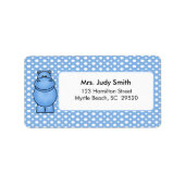 Hippo-adreslabel Etiket (Voorkant)