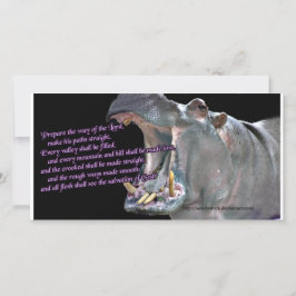 Hippo Advent Kaart