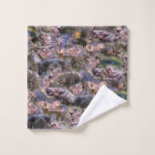 Hippo Afbeelding Collarge, Bad Handdoek (Wasdoekje)