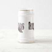 Hippo Afbeelding Logo met Hippos, Bierpul (Center)