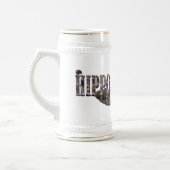 Hippo Afbeelding Logo met Hippos, Bierpul (Links)