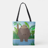 Hippo Allover Tas (Achterkant)