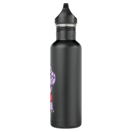 Hippo als Bodybuilder extreem Waterfles (Rechts)