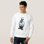Hippo als Cook met Pan Trui (Voorkant volledig)
