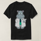 Hippo als Doctor met Smock T-shirt (Design voorkant)
