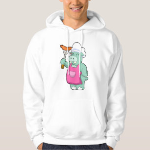 Hippo als koekje met worst hoodie