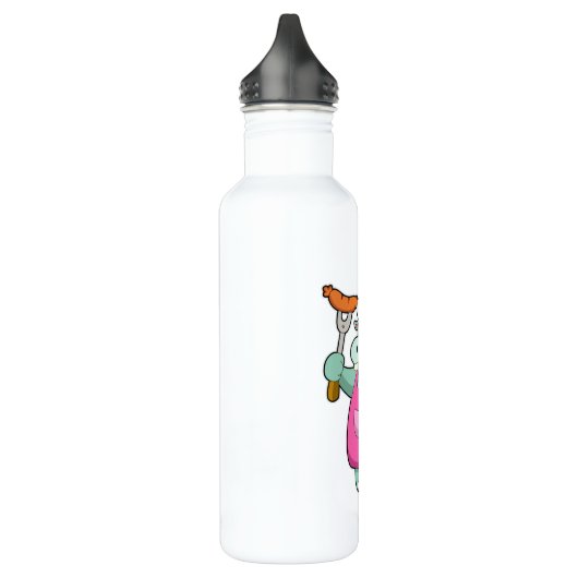 Hippo als koekje met worst waterfles (Links)