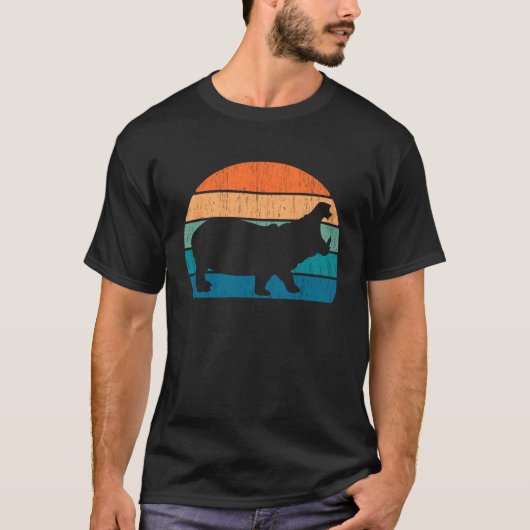 Hippo Animal Zoo T-shirt (Voorkant)