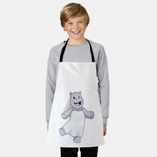 Hippo as Bride with Veil Schort (Gedragen)