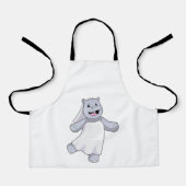 Hippo as Bride with Veil Schort (Voorkant)