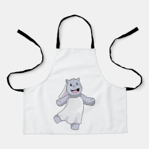 Hippo as Bride with Veil Schort