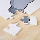 Hippo at Football Sports Legpuzzel (Zijkant)