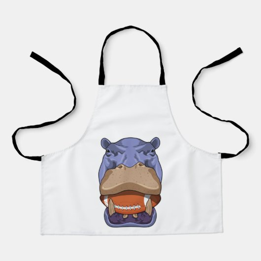 Hippo at Football Sports Schort (Voorkant)