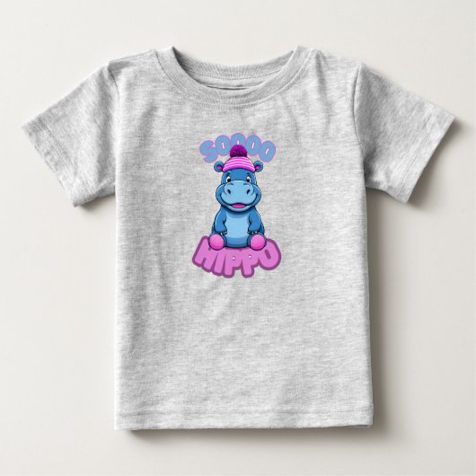 Hippo Baby en Peuter Shirt (Voorkant)