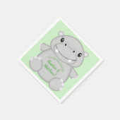 Hippo Baby shower Servet (Hoek)