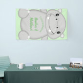 Hippo Baby shower Spandoek (Beurs)