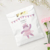 Hippo Ballerina Bedankzakje (Gezegeld)