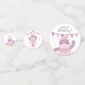 Hippo Ballerina Confetti (Achterkanten)