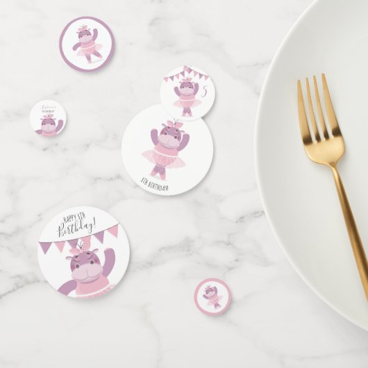 Hippo Ballerina Confetti (Groep)