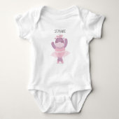 Hippo Ballerina Kwekerij Romper (Voorkant)