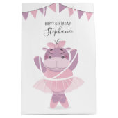 Hippo Ballerina Medium Cadeauzakje (Voorkant)