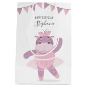 Hippo Ballerina Medium Cadeauzakje (Achterkant)
