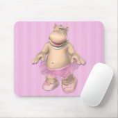 Hippo Ballerina Mousepad Muismat (Met muis)