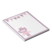 Hippo Ballerina Notitieblok (Schuin)
