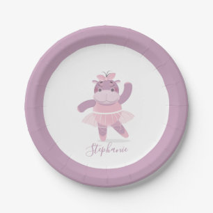 Hippo Ballerina Paper Bord