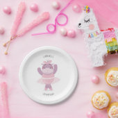 Hippo Ballerina Papieren Bordje (Feest)