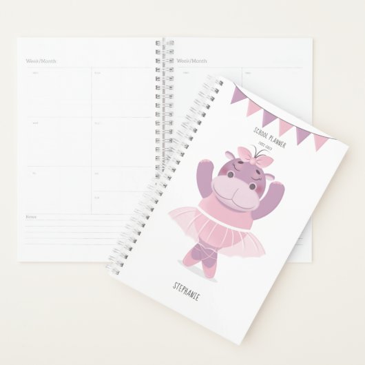 Hippo Ballerina Planner (Display)