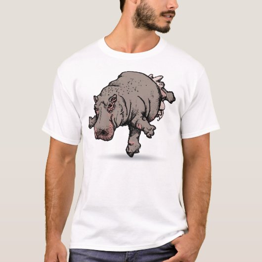 Hippo Ballerina T-shirt (Voorkant)
