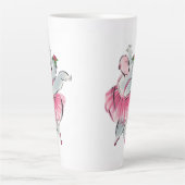 Hippo Ballet Latte Mok (Voorkant)
