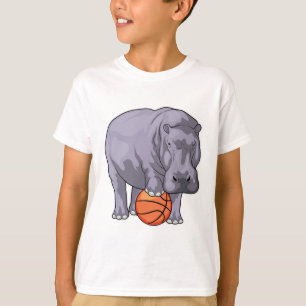 Hippo Basketball speler Basketball T-shirt