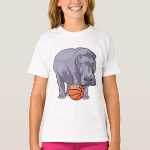 Hippo Basketball speler Basketball T-shirt
