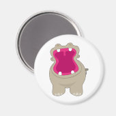 Hippo Big Mouth Magneet (Voorkant / Achterkant)