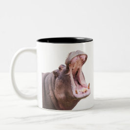Hippo Big Mouth Tweekleurige Koffiemok