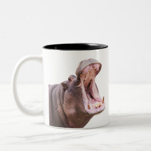 Hippo Big Mouth Tweekleurige Koffiemok