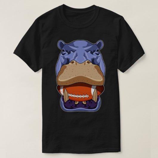 Hippo bij Sports 2 T-shirt (Design voorkant)