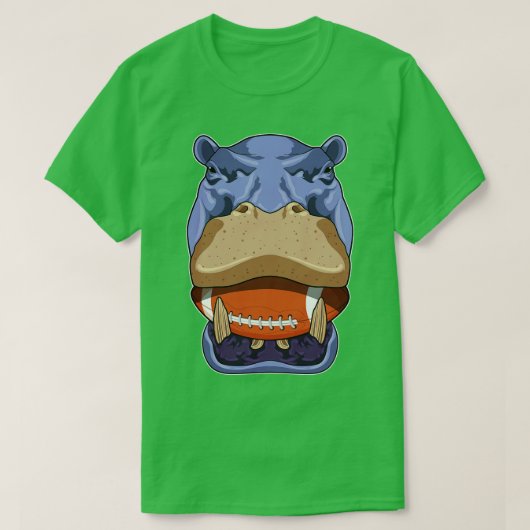 Hippo bij Sports 2 T-shirt (Design voorkant)