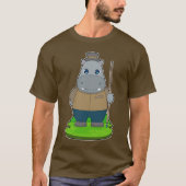 Hippo biljartwachtrij t-shirt (Voorkant)