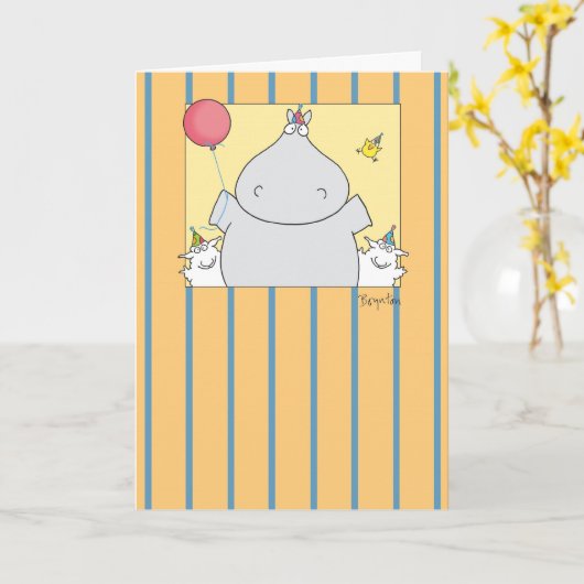 HIPPO BIRDIE 2000 KAART (Gele Bloem)